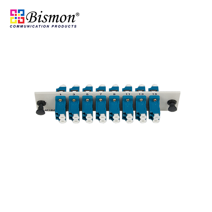 16 LC Snap-in adapter Plate Single-mode Full set